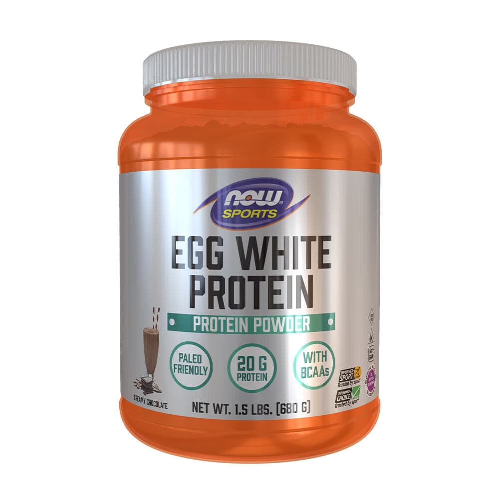 NOW Egg White Protein (680 g, Creamy Chocolate)