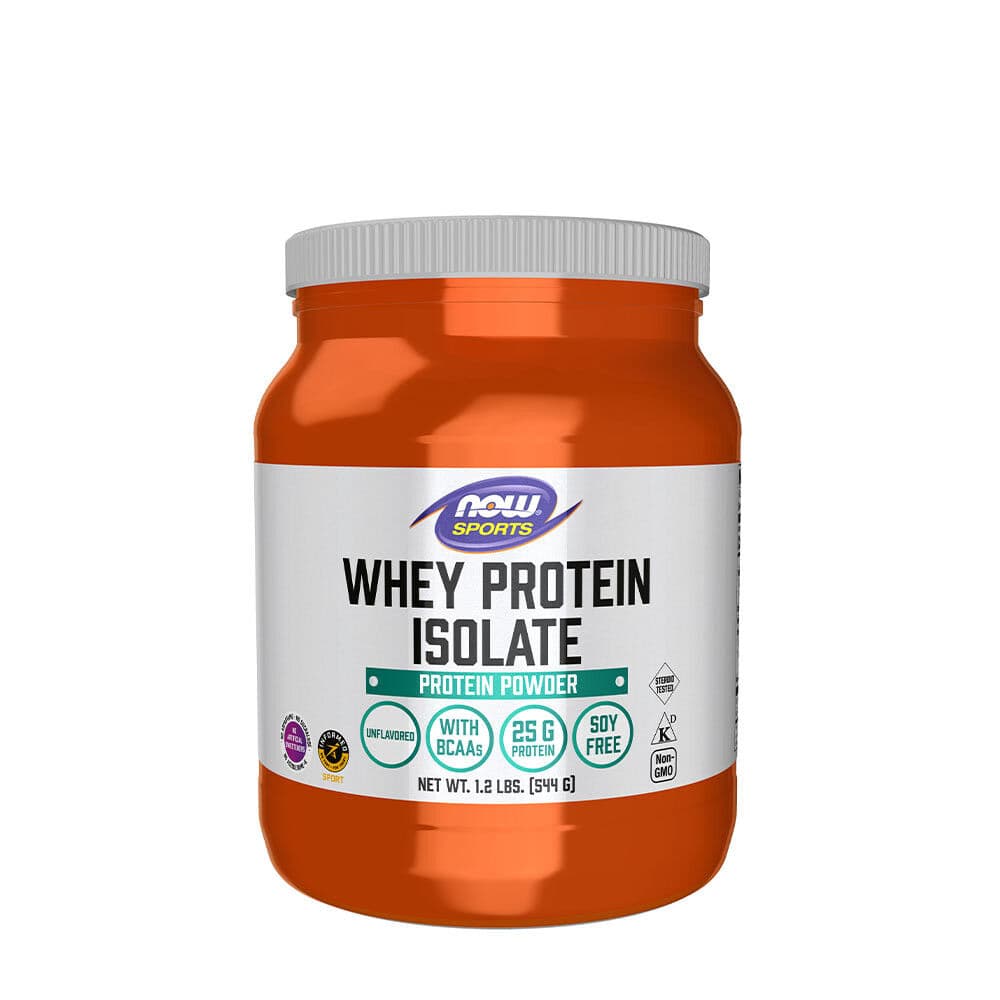 NOW Whey Protein Isolate (544 g, Unflavored)