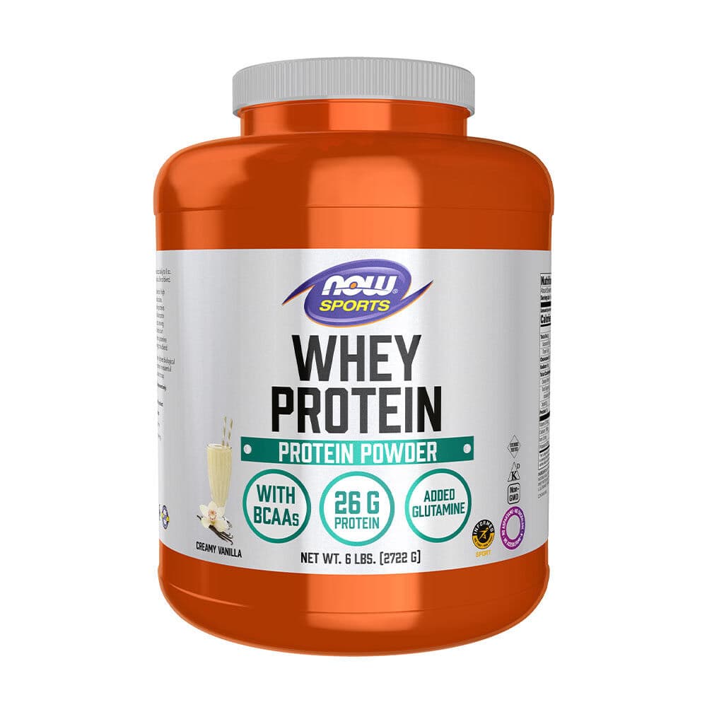 NOW Whey Protein (2722 g, Creamy Vanilla)