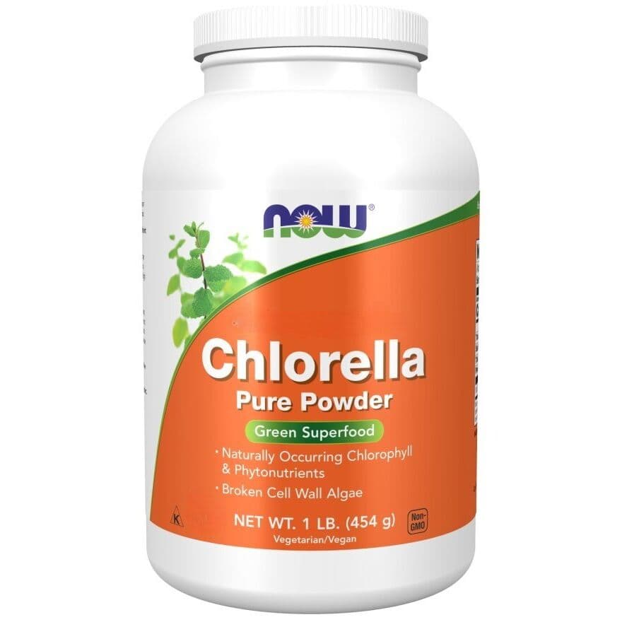 NOW FOODS Chlorella Organic Powder ( 454 g / 1 lb.)
