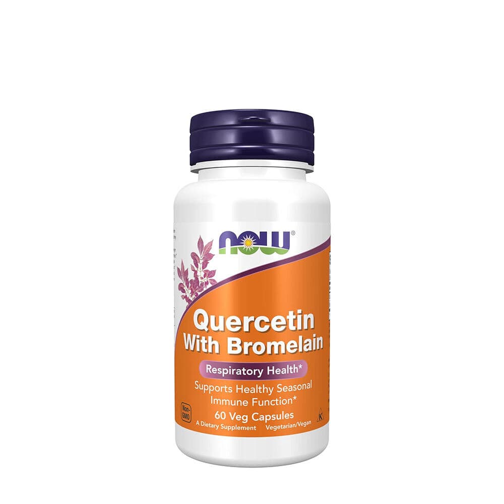 NOW Quercetin With Bromelain (60 Capsules)