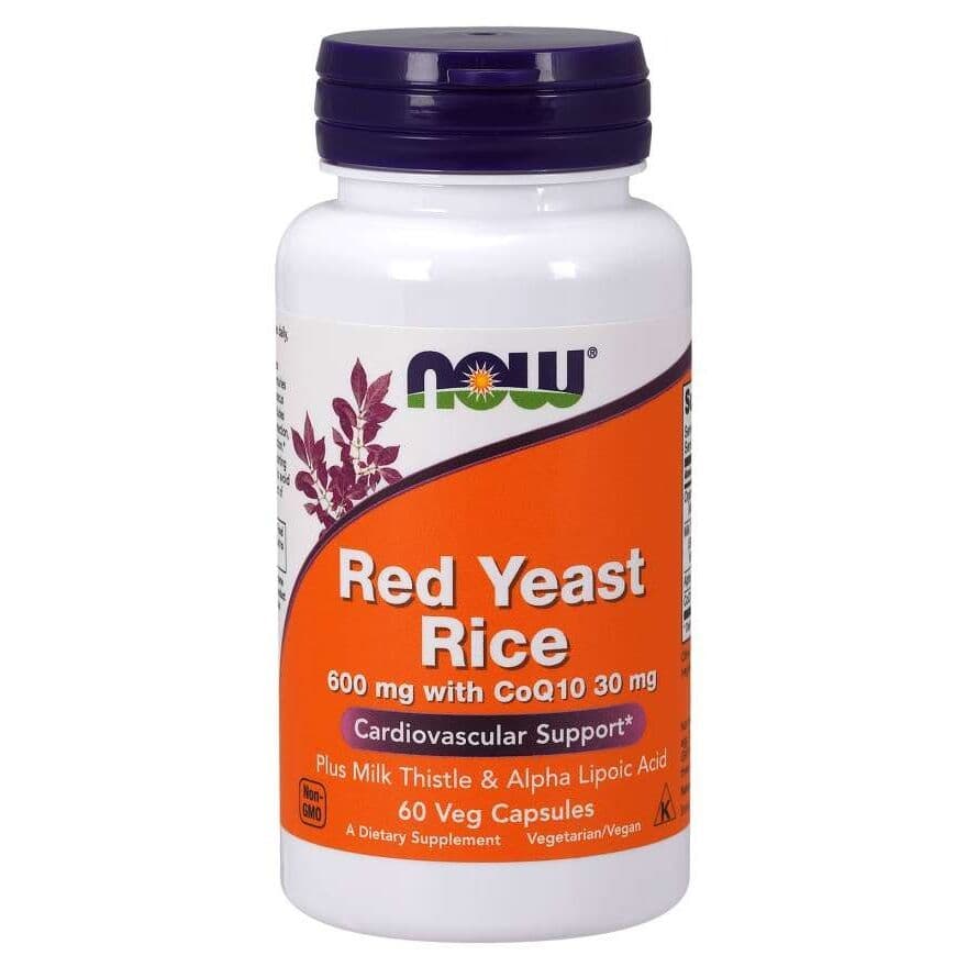 Red Yeast Rice with CoQ10, 600mg – 60 vcaps
