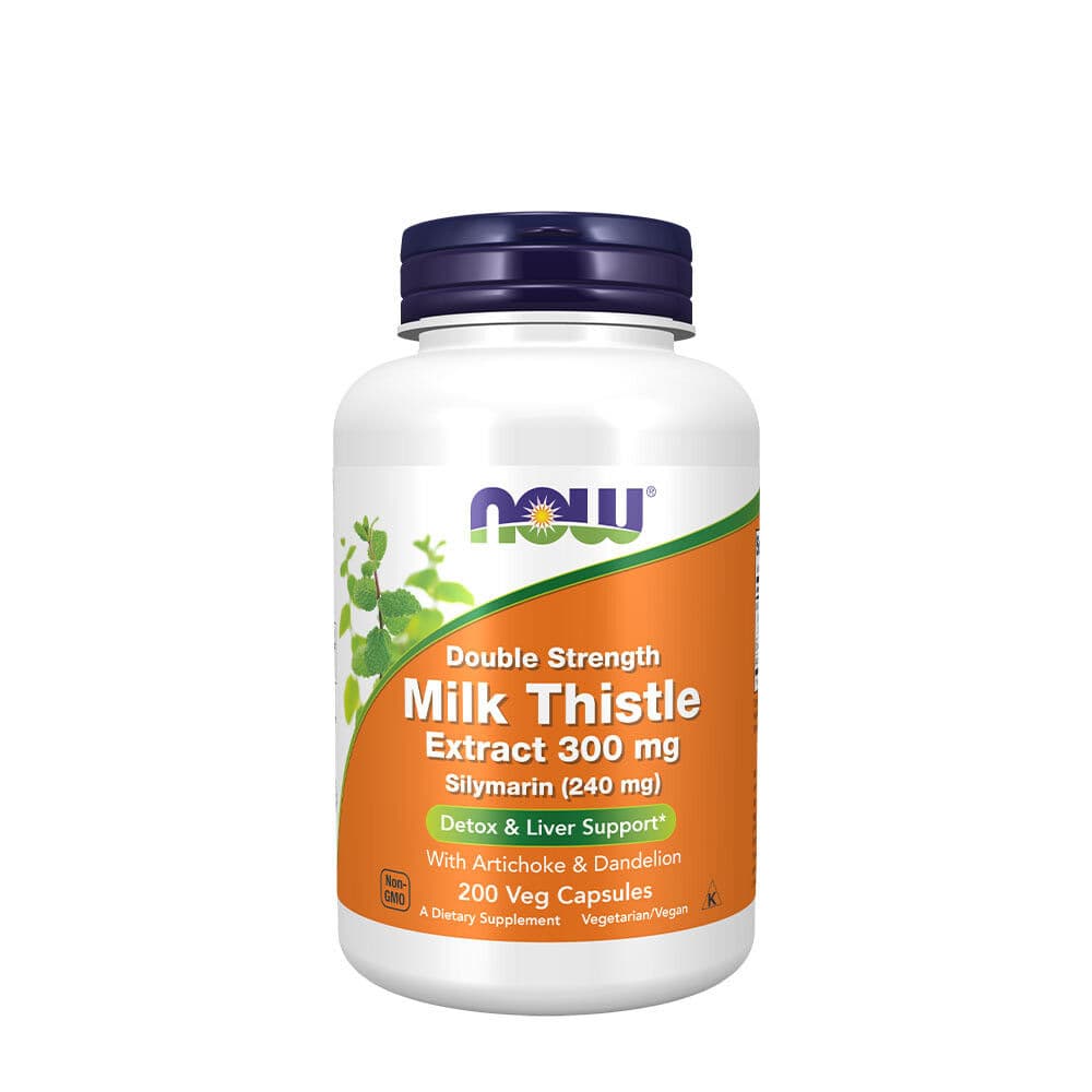 Milk Thistle Extract with Artichoke & Dandelion, 300mg Double Strength – 200 vcaps