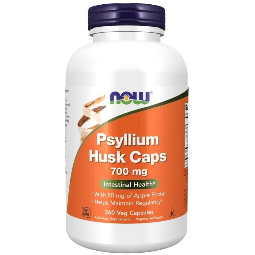 Psylliumskaller med æblepektin, 700 mg - 360 vegetabilske kapsler