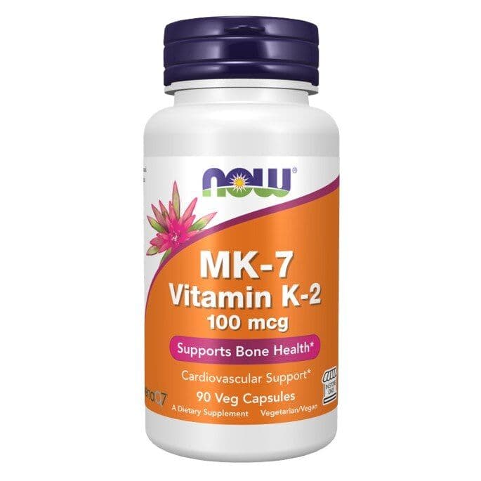 NOW FOODS Vitamin K-2 MK7, 100 mcg (90 vcaps)