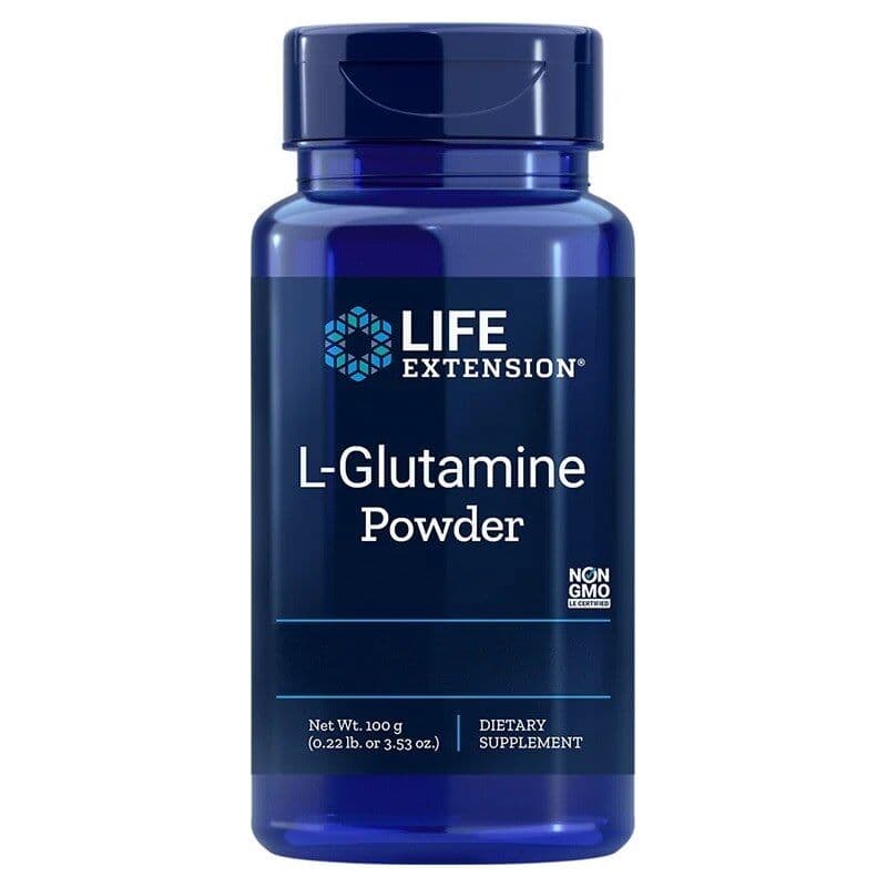 LIFE EXTENSION L-Glutamine Powder (100 g / 3.53 oz.)