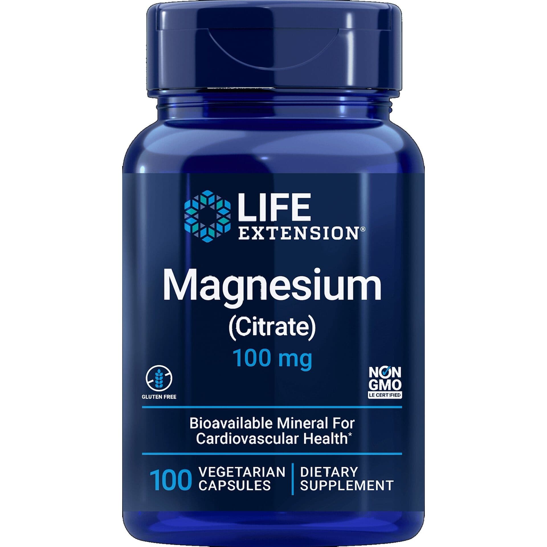 Magnesium (Citrate), 100mg – 100 vcaps