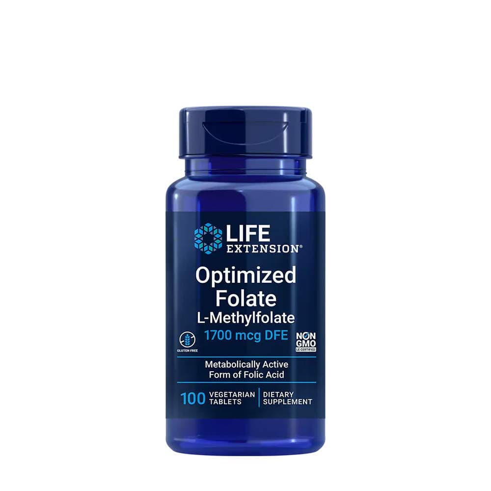 Optimized Folate, 1700mcg – 100 vegetarian tabs