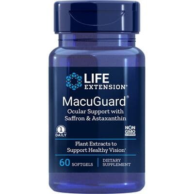 MacuGuard Ocular Support with Saffron & Astaxanthin – 60 softgels