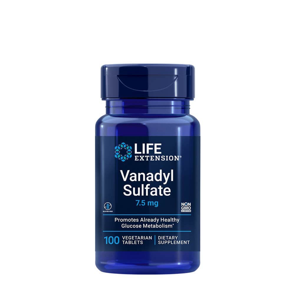 Vanadyl Sulfate, 7.5mg – 100 vegetarian tabs