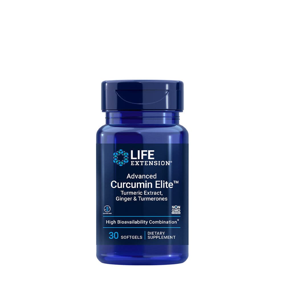 Advanced Curcumin Elite Turmeric Extract, Ginger & Turmerones - 30 softgels