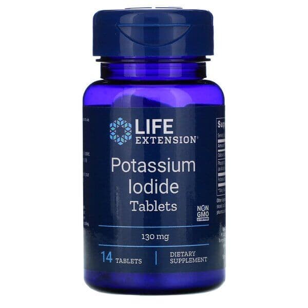 Potassium Iodide Tablets, 130mg – 14 tabs