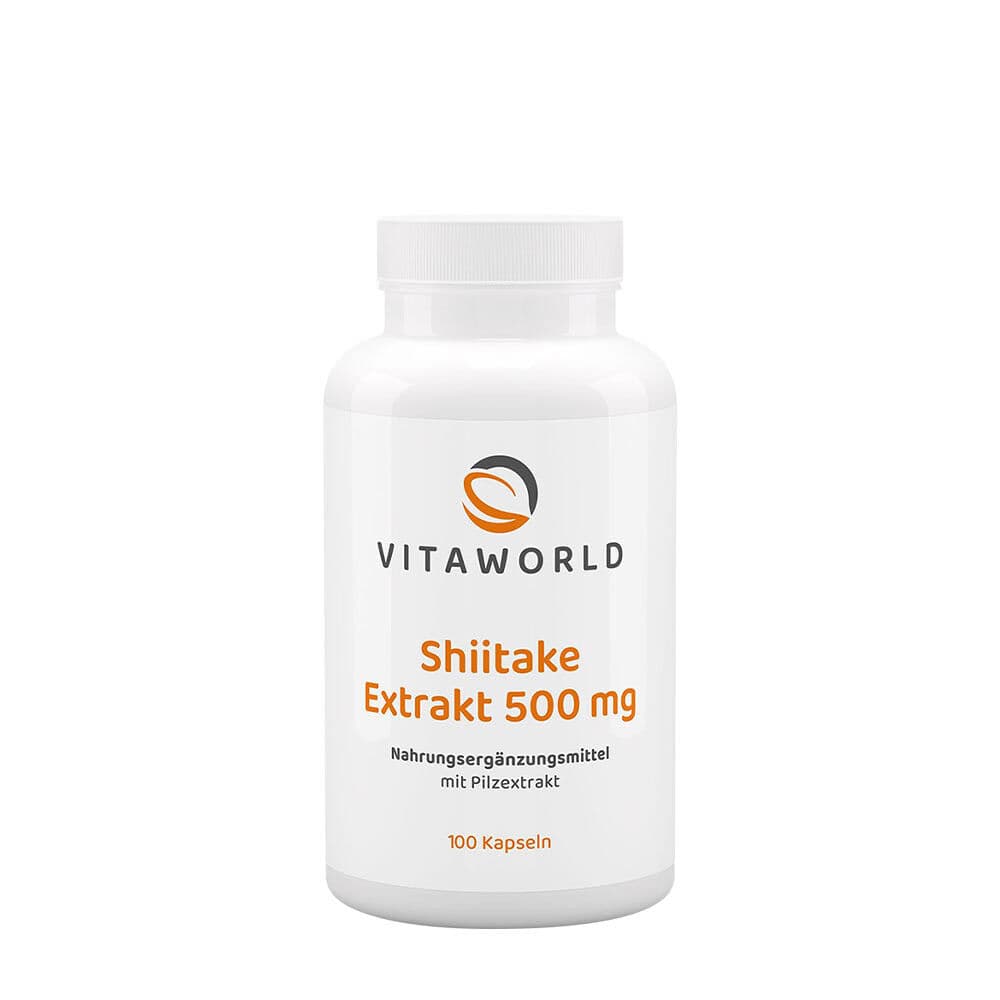 Vitaworld Shiitake Extract 500 mg (100 Capsules)