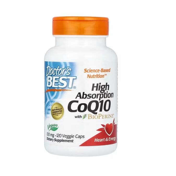 High Absorption CoQ10 with BioPerine, 100mg – 120 vcaps