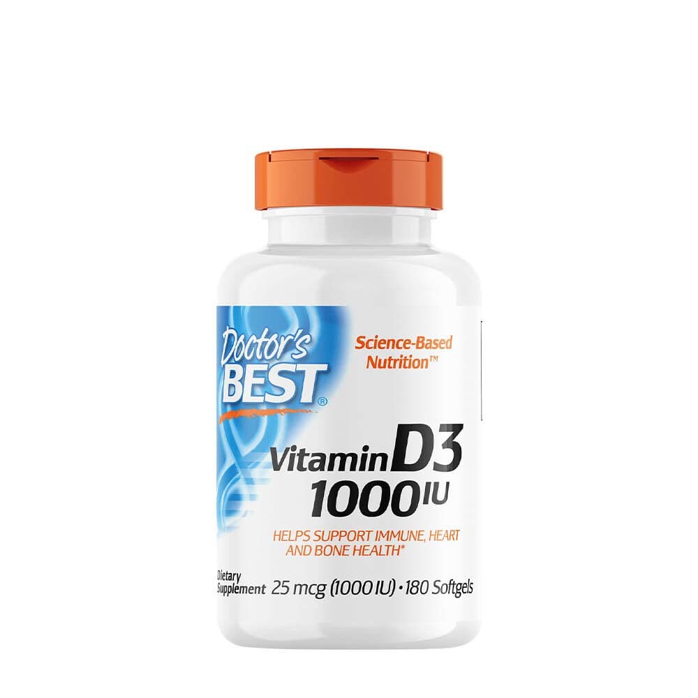 Vitamin D3, 1000 IU - 180 softgels