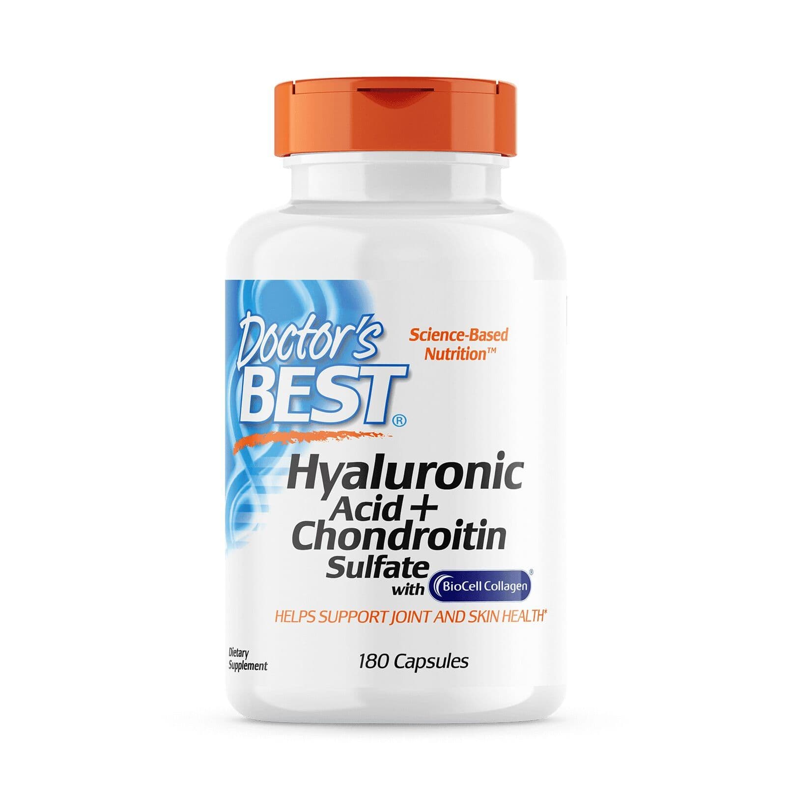 Hyaluronic Acid + Chondroitin Sulfate with BioCell Collagen - 180 caps