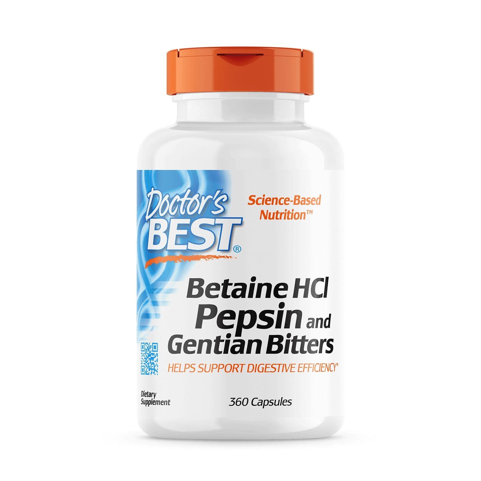 Betaine HCl Pepsin & Gentian Bitters - 360 caps