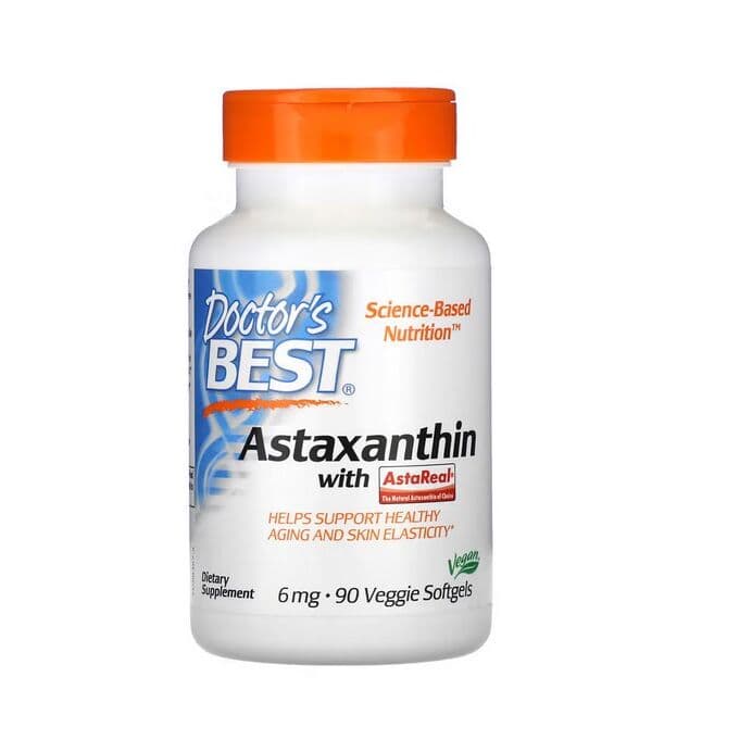 Astaxanthin with AstaReal, 6mg - 90 veggie softgels