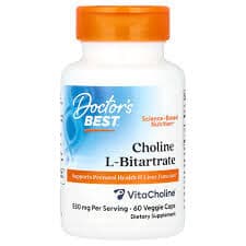 Choline L-Bitartrate, 550mg - 60 vcaps