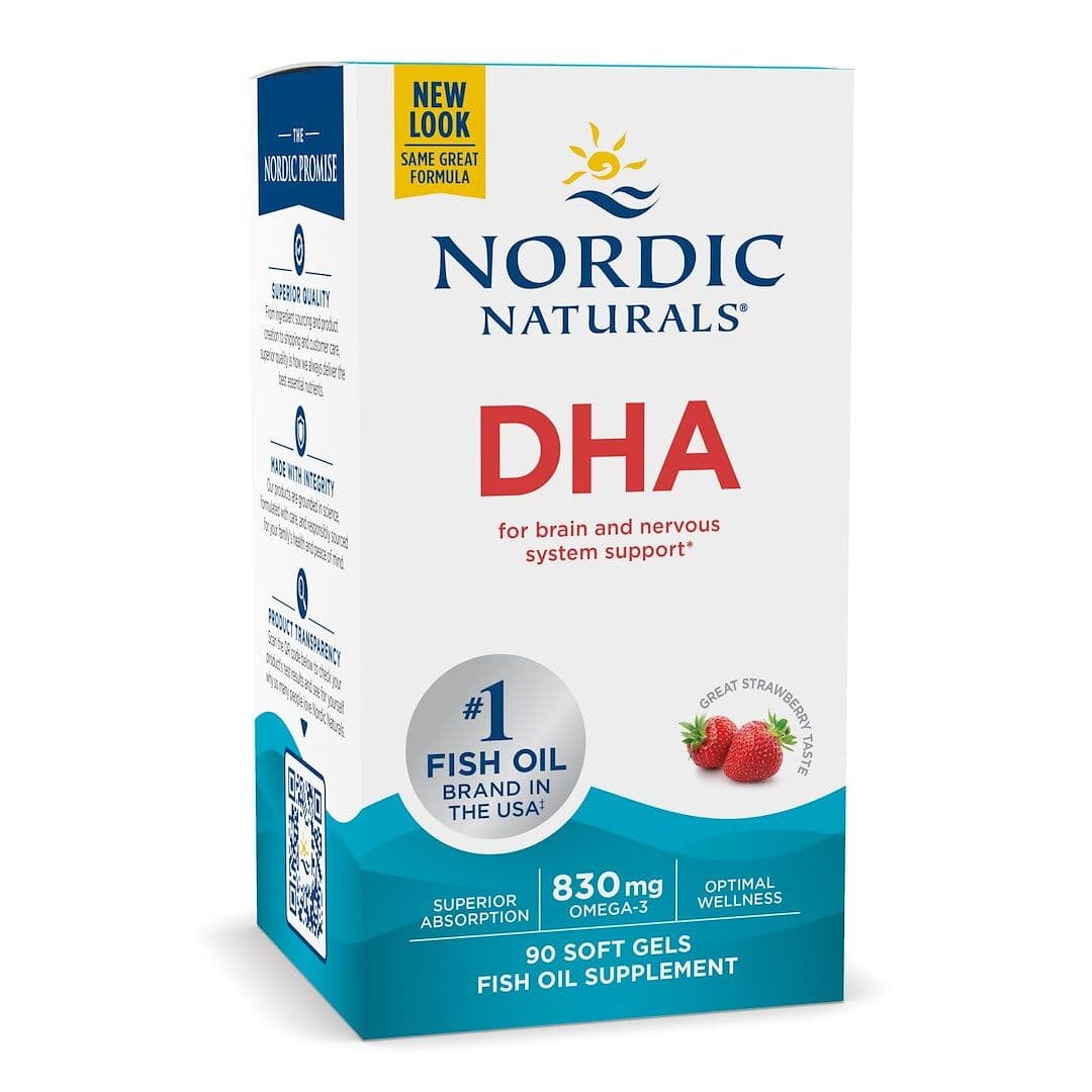 DHA, 830mg Strawberry - 90 softgels