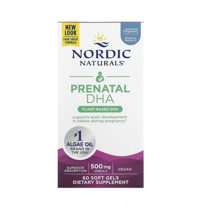 Prenatal DHA Vegan, 500mg - 60 softgels