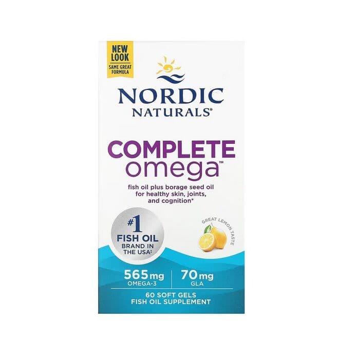Complete Omega, 565mg Lemon - 60 softgels