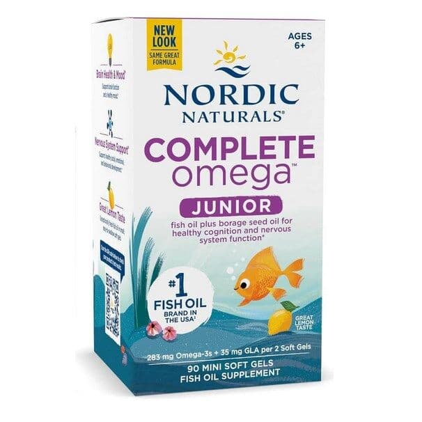 Nordic Naturals - Complete Omega Junior 283 mg (90 Softgels, Lemon)