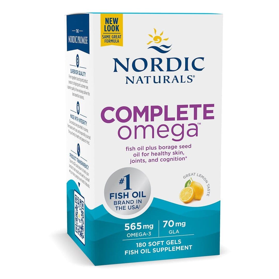 Complete Omega, 565mg Lemon - 180 softgels