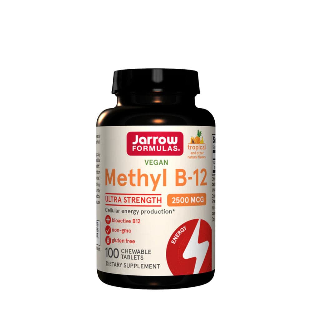 Methyl B-12, 2500mcg (Tropical) – 100 vegan chewable tabs