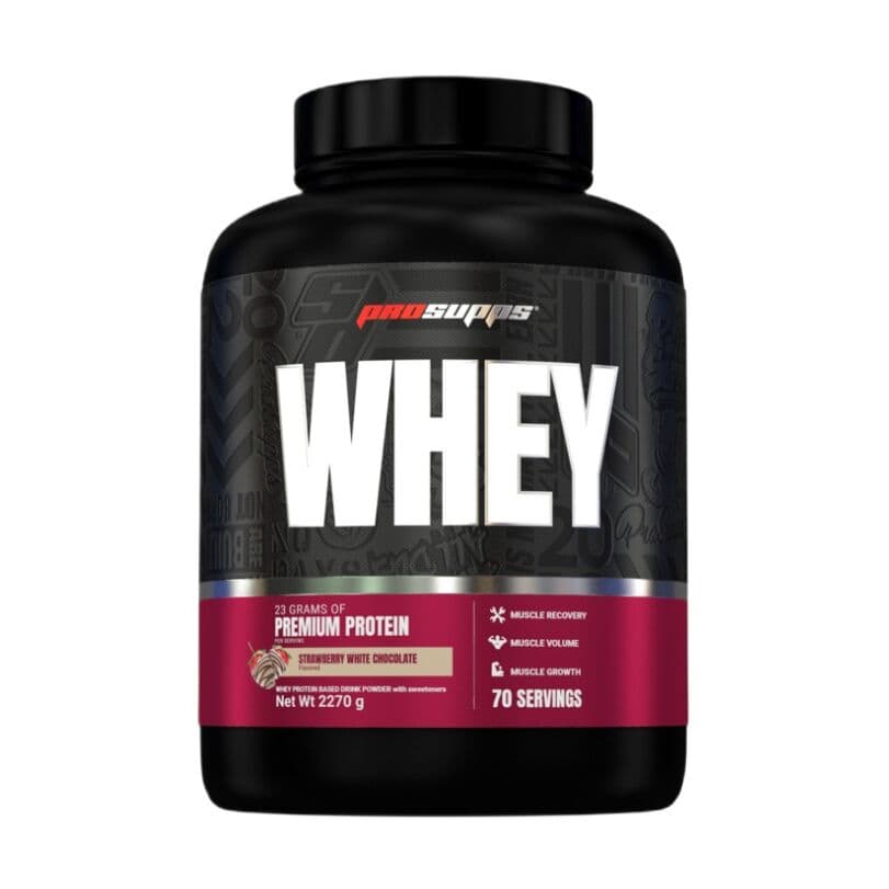Whey, Strawberry White Chocolate – 2270g