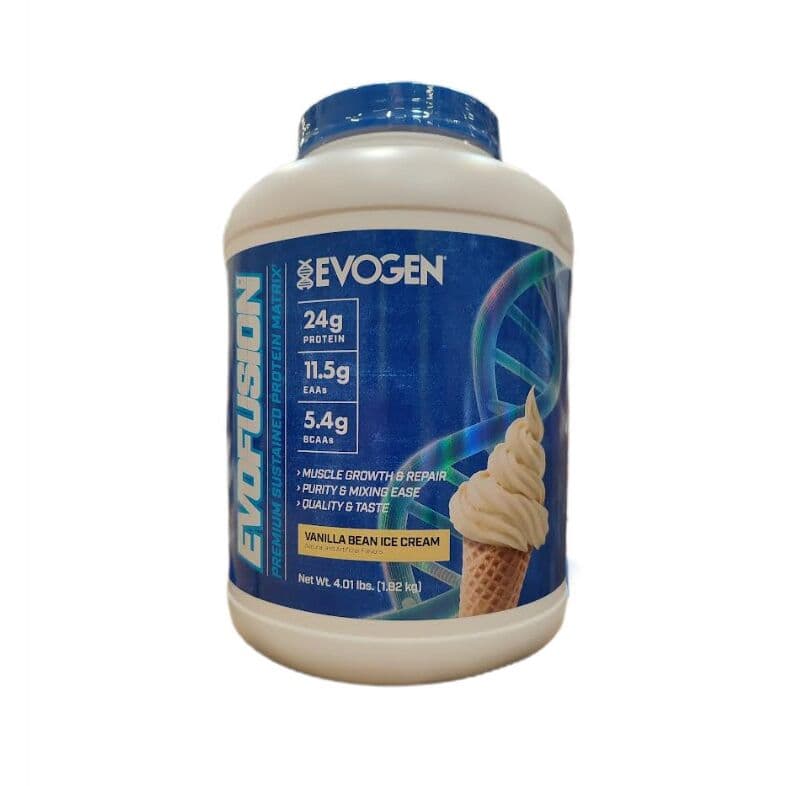 Evogen – Evofusion, Vanilla Bean Ice Cream – 1820g