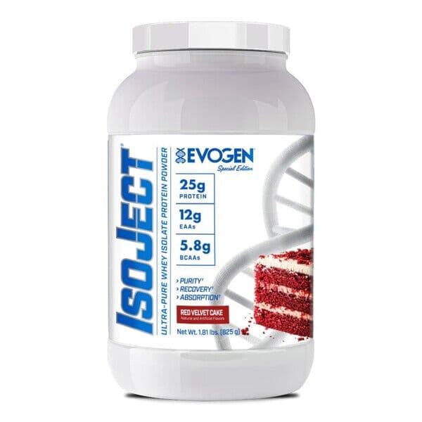 Evogen – IsoJect, Red Velvet Cake – 825g