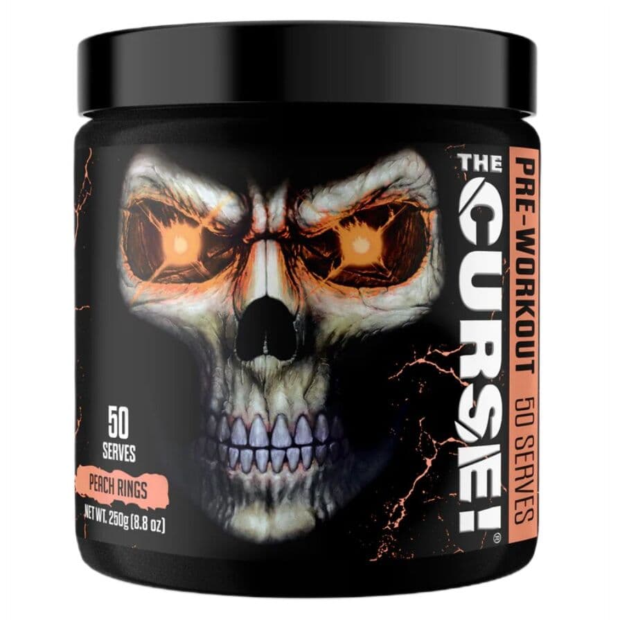 The Curse! Pre-Workout (EU), Peach Rings – 250g