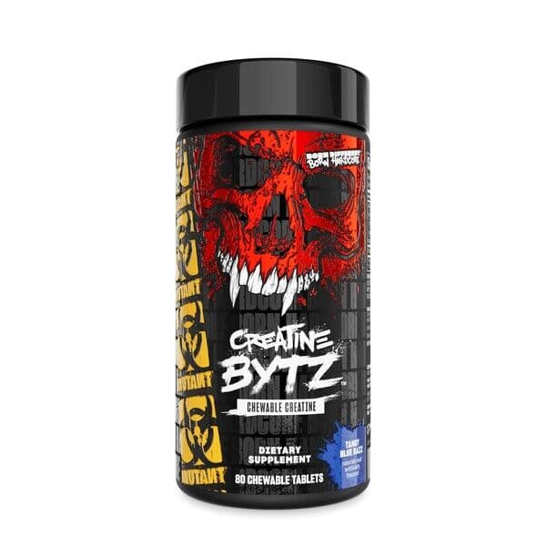 Creatine Bytz Chewables, Tang Blue Razz – 80 chewables