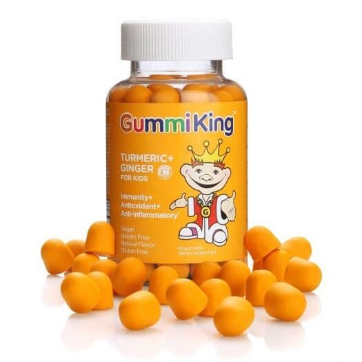 GUMMIKING Turmeric + Ginger for Kids (60 gummies)