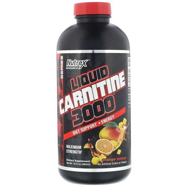 Liquid Carnitine 3000, Orange Mango - 480 ml.