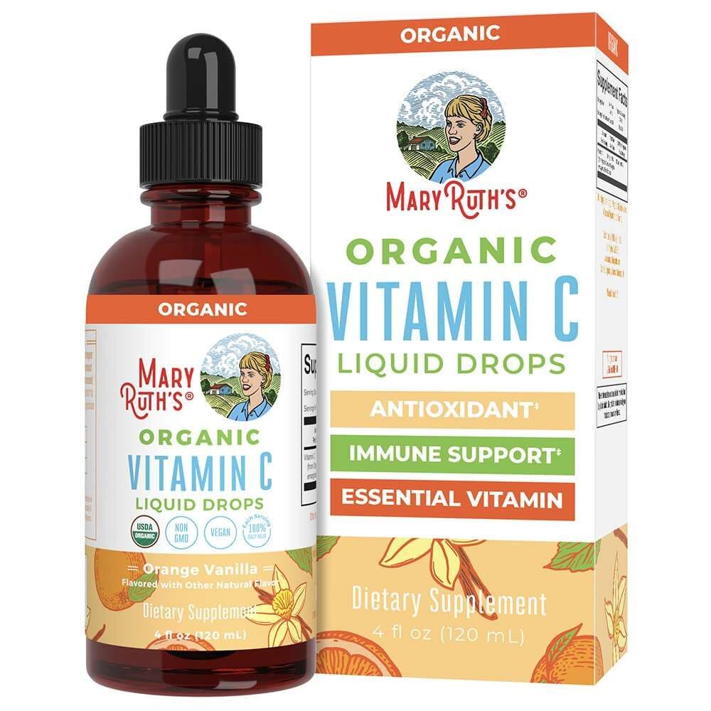 MaryRuth's Vitamin C Drops Orange Vanilla Flavour 120ml