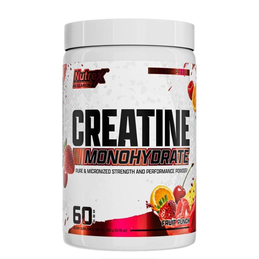 Creatine Monohydrate, Fruit Punch – 390g