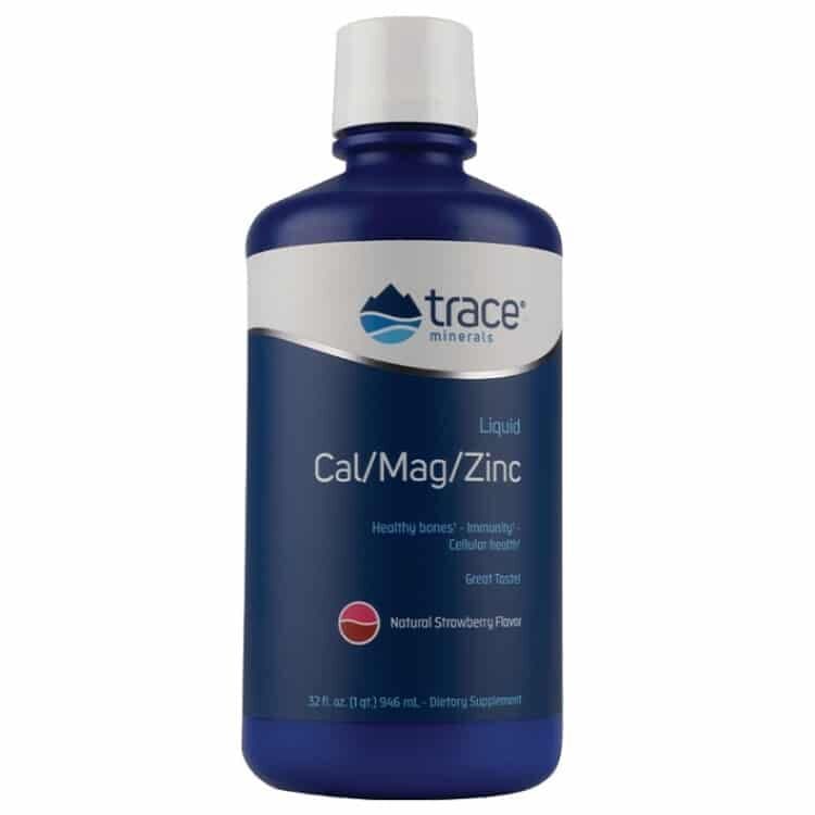 Calcium/Magnesium/Zink, flydende, jordbærsmag - 946 ml