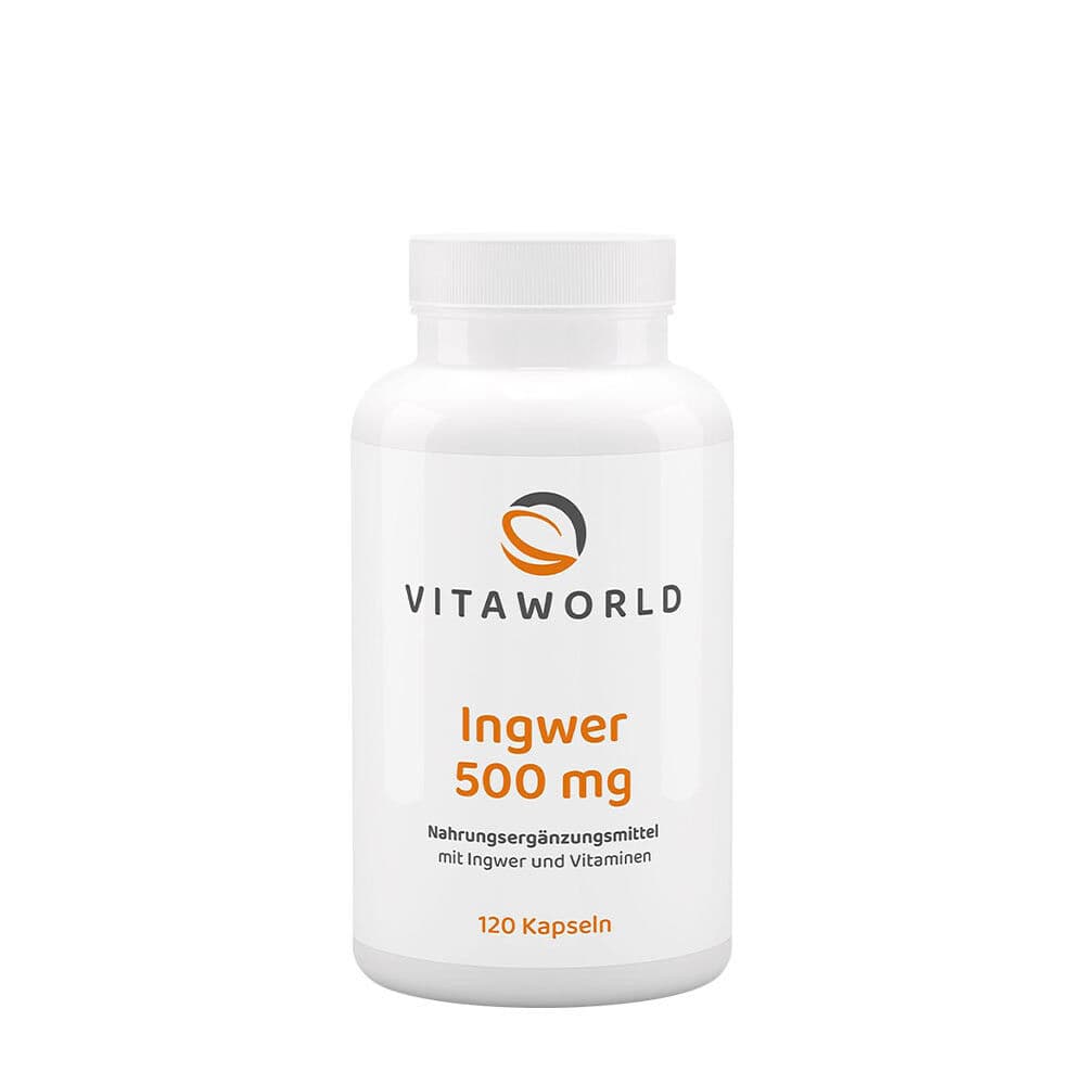 Vitaworld Ginger 500 mg – 120 Capsules