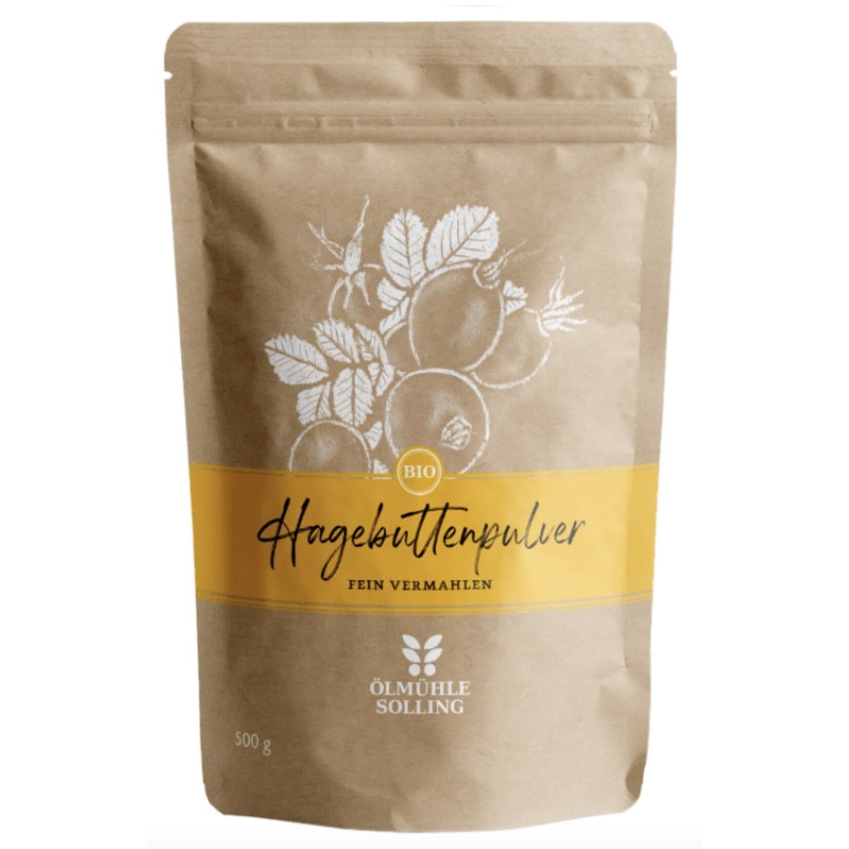 OLMUHLE SOLLING BIO Rosehip powder (500 g / 17,6 oz.)