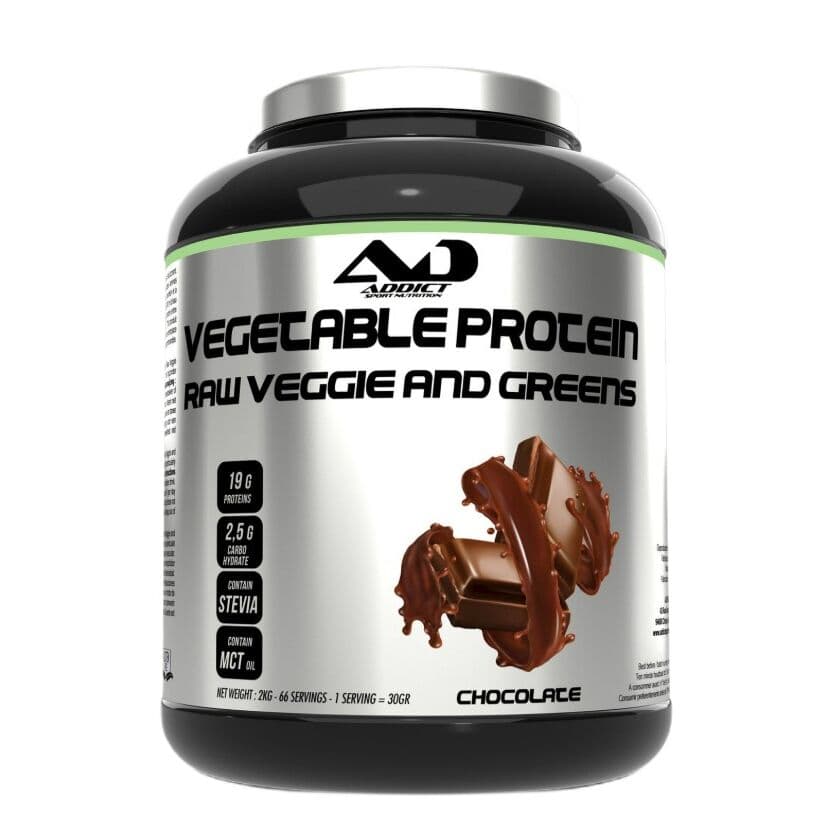 Vegetable Protein Raw Veggie and Greens, Chocolate – 2000g
