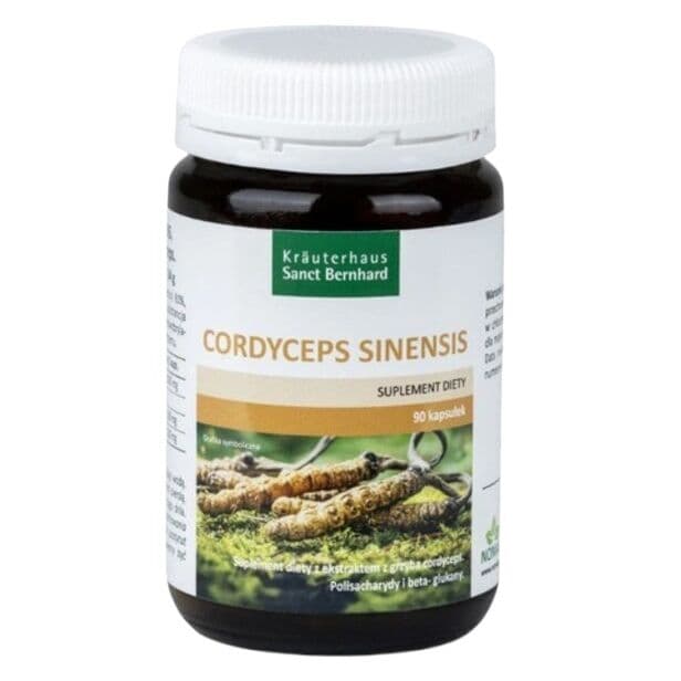KRAUTERHAUS SANCT BERNHARD Cordyceps mushroom extract – Cordyceps sinensis (90 caps)