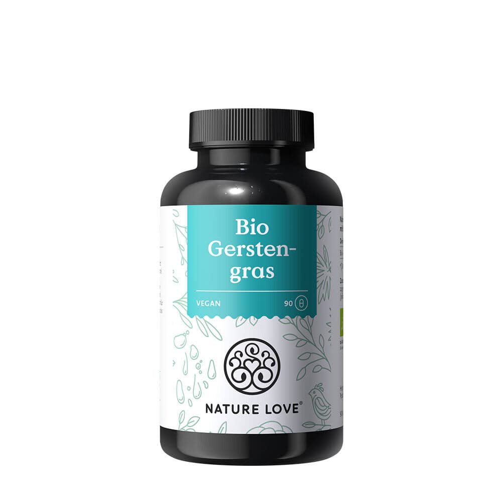 Nature Love Organic Barley Grass (90 Veg Capsules)