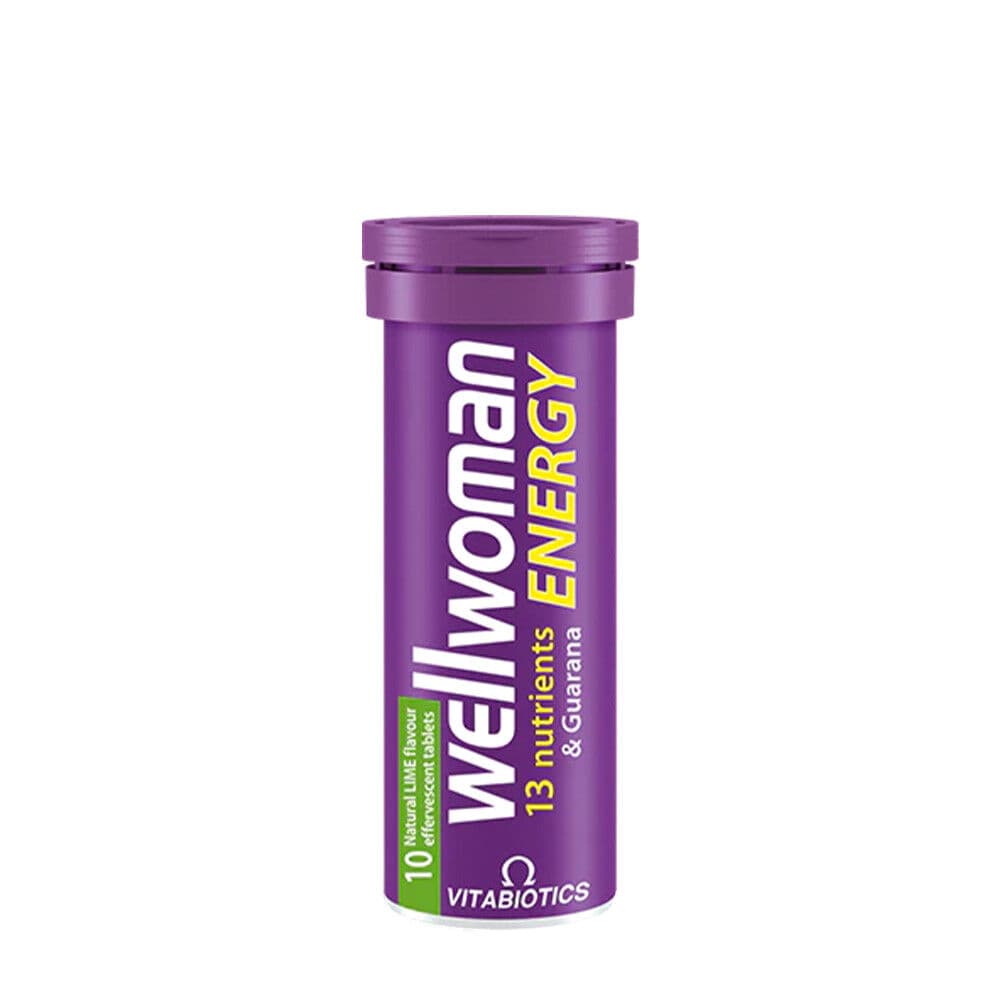 Vitabiotics Wellwoman Energy (10 Effervescent tabletter, Lime)