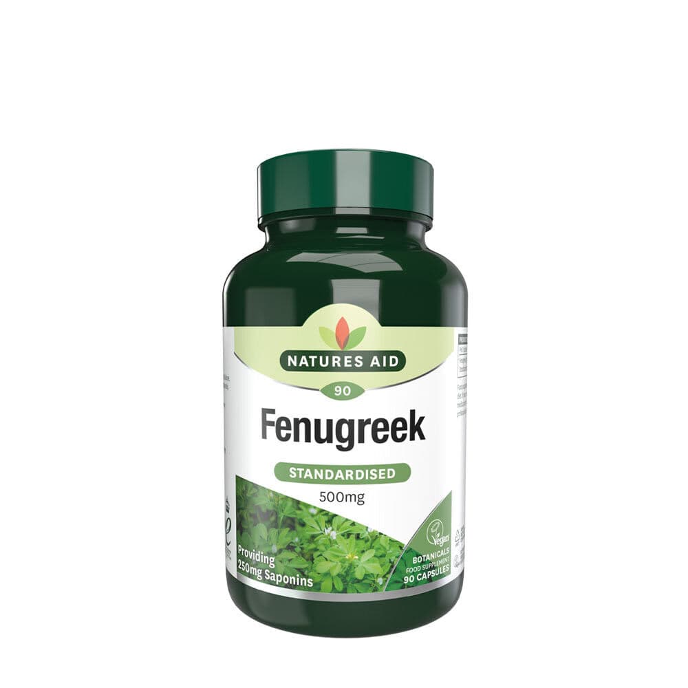 Natures Aid Fenugreek Standardised 500 mg (90 kapsler)