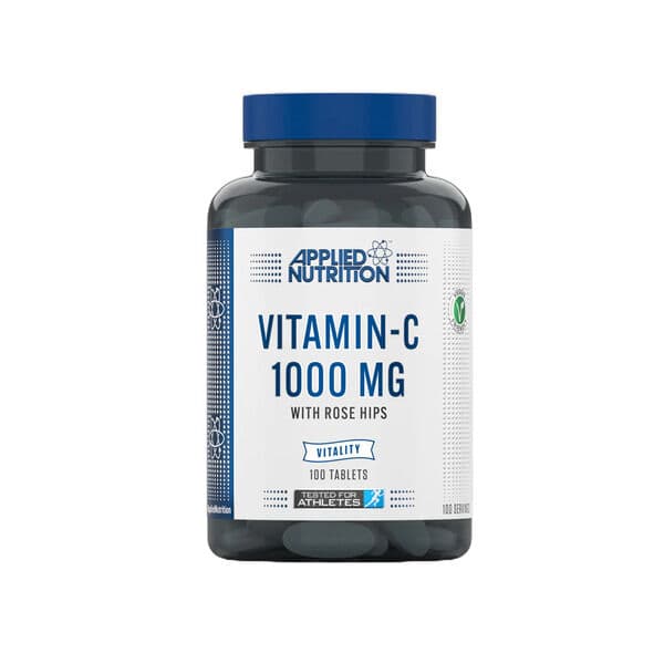 Vitamin C with Rose Hips, 1000mg (EAN 5056555205402) - 100 tablets