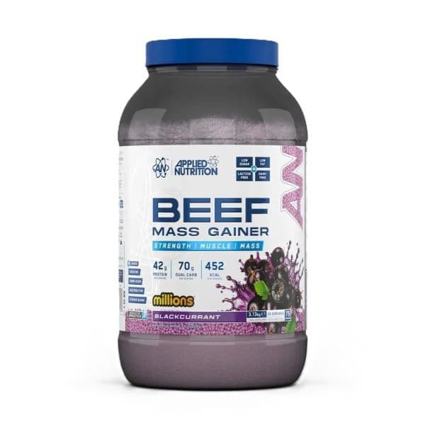 Beef Mass Gainer, Millions Blackcurrant – 3130g