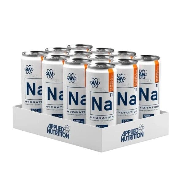 Na11 Hydration Cans, Orange & Strawberry – 12 x 330 ml