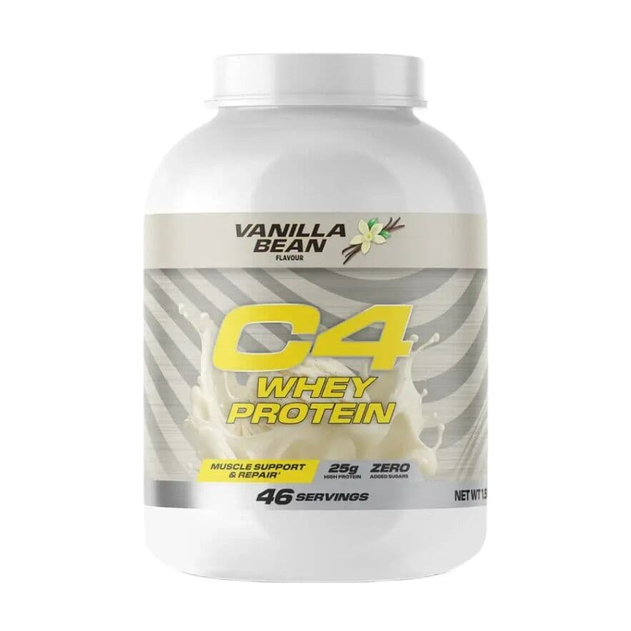C4 Whey Protein, Vanilla Bean – 1587g